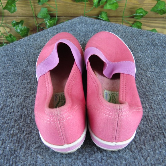 Grasshoppers by Keds Women's Comfort Shoes Pink Purple Size 5 Slip-On Canvas - Picture 4 of 6